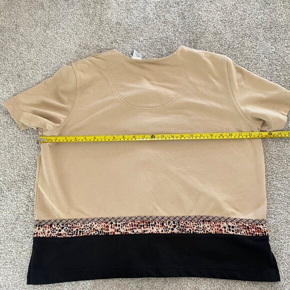 Cottage Prairie y2k Embroidered Patchwork Beige Button-Up Cardigan Large - Picture 11 of 11